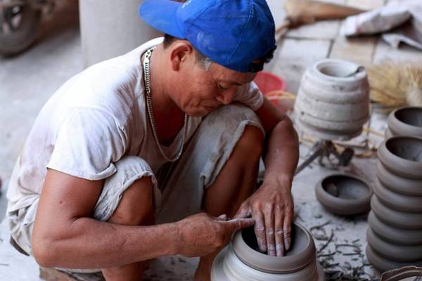 Vị trí địa lý biệt lập tựa như ốc đảo của gốm Kim Lan