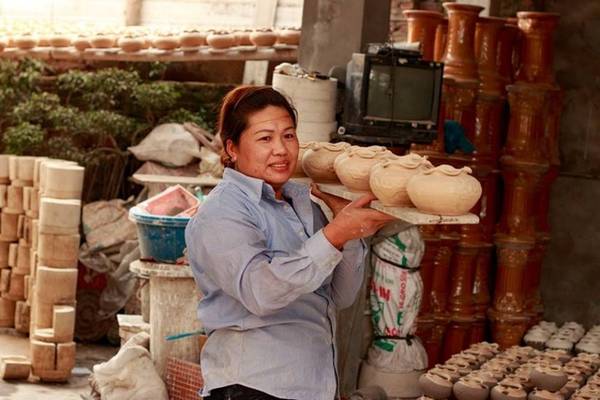 Sản phẩm gốm gia dụng cổ truyền tại làng Kim Lan