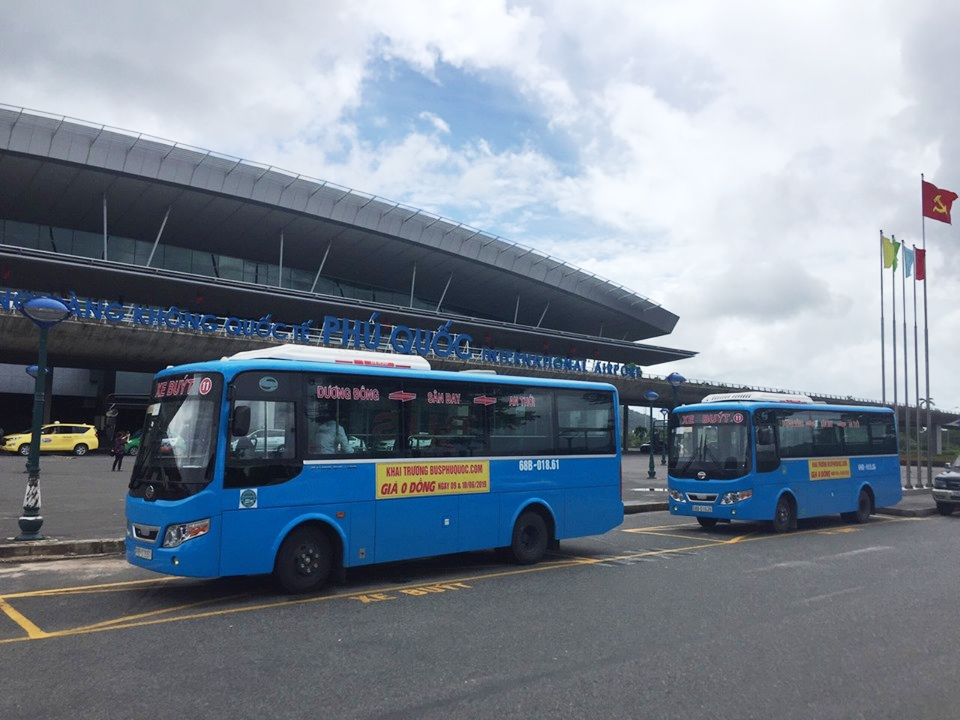 Lịch trình xe bus sân bay Phú Quốc