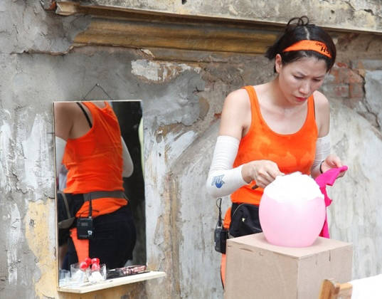 Sự căng thẳng của các thí sinh