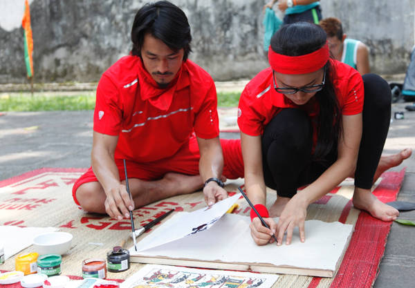 Thành quả tranh vẽ Đông Hồ