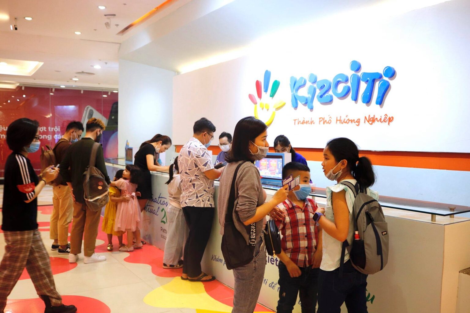 "Thành phố hướng nghiệp Kizciti" Hà Nội nằm trong Vincom Mega Mall. Ảnh: Kizciti “Thành Phố Hướng Nghiệp”.