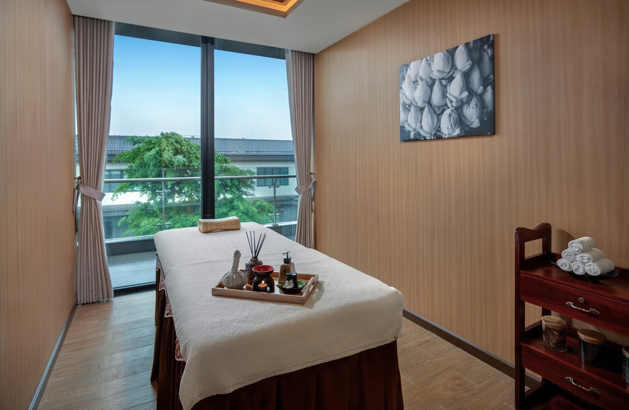 Phòng trị liệu cao cấp tại KOBI Onsen Huế