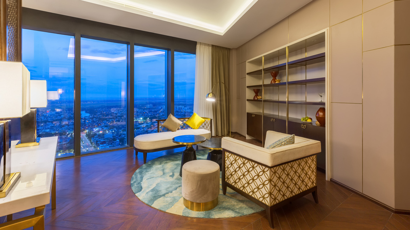 Thiết kế nội thất tinh tế tại khách sạn Vinpearl Huế