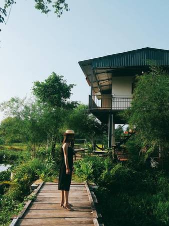 Không gian homestay La Gi tại Lagi Farmstay