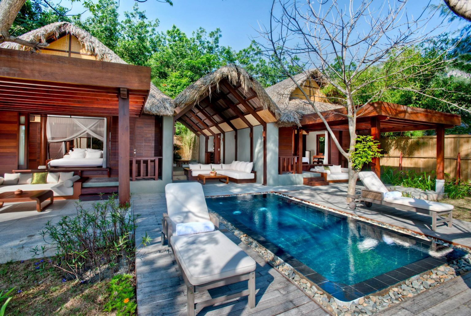 Nội thất cao cấp của biệt thự nghỉ dưỡng vịnh Ninh Vân
