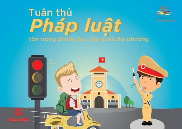 Bộ quy tắc ứng xử du khách được in bằng 5 ngôn ngữ