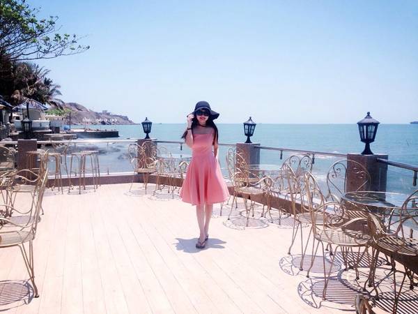 Không gian cà phê view biển Vũng Tàu tại Lan Rừng Resort