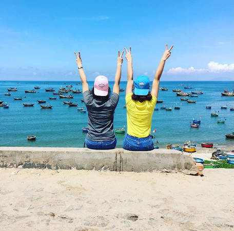 Làng chài Mũi Né góc chụp ảnh đẹp