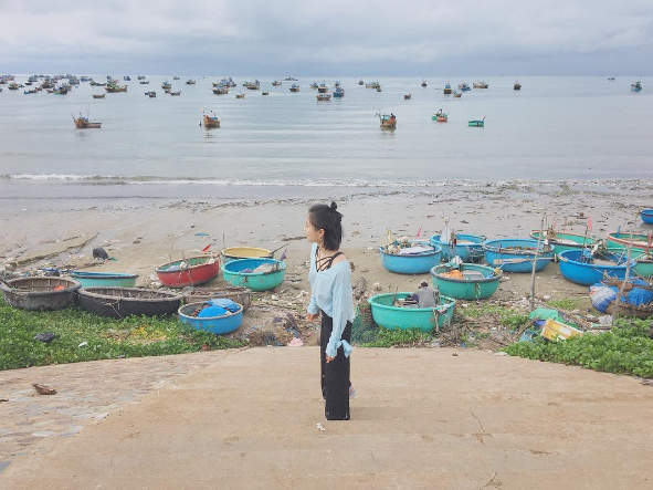 Làng chài Mũi Né cảnh sống ngư dân