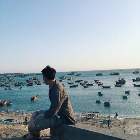 Làng chài Mũi Né khung cảnh ngư dân