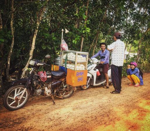 Đường đến làng chài Rạch Tràm Phú Quốc