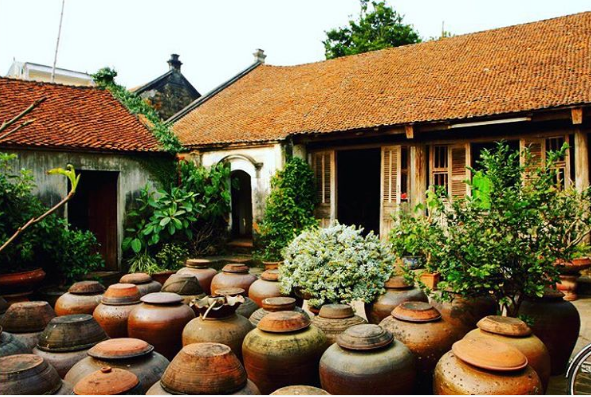 Không gian yên bình làng cổ Đường Lâm