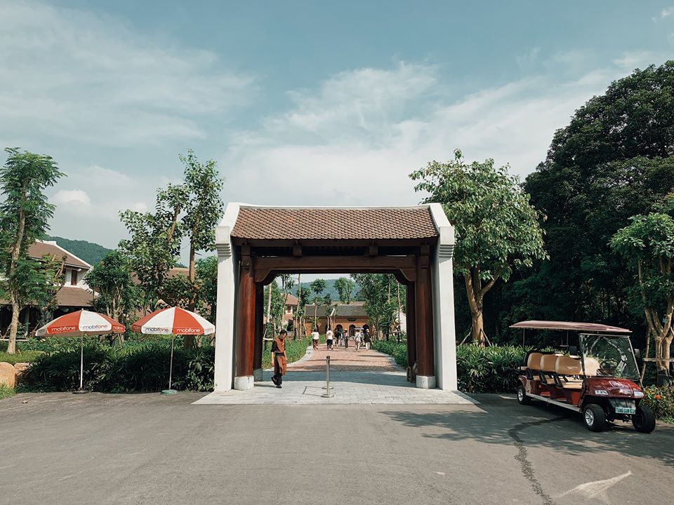 Kiến trúc làng cổ tại Làng Nương Yên Tử