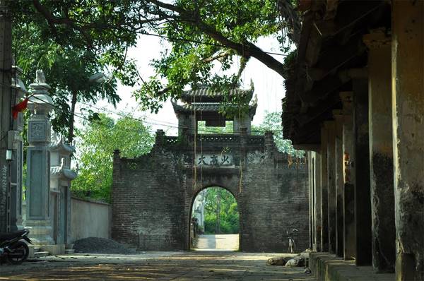 Khu chợ làng Ước Lễ xưa