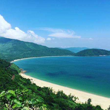Đường vào Làng Vân Đà Nẵng qua đèo Hải Vân