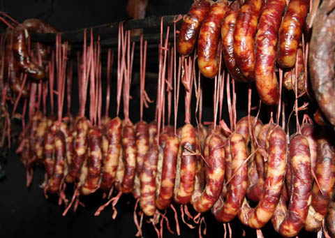 Lạp xưởng gác bếp Hà Giang