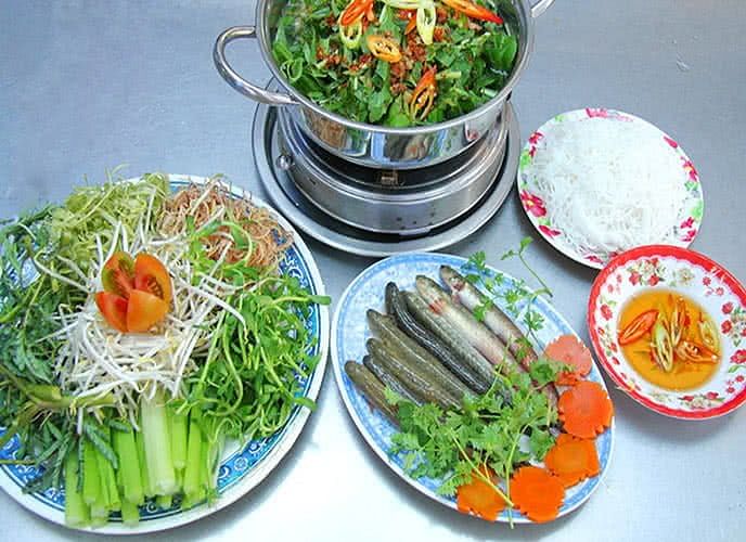 Sơ chế nguyên liệu nấu lẩu cá kèo Sơ chế nguyên liệu nấu lẩu cá kèo