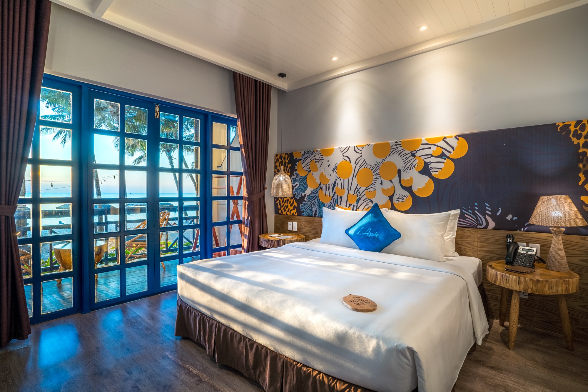 Khu vườn xanh mướt tại resort Phú Quốc L'azure
