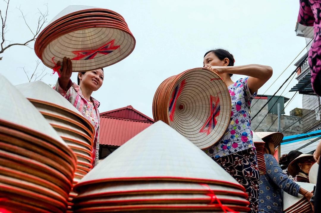 Nét đẹp văn hóa làng quê tại làng nón Chuông