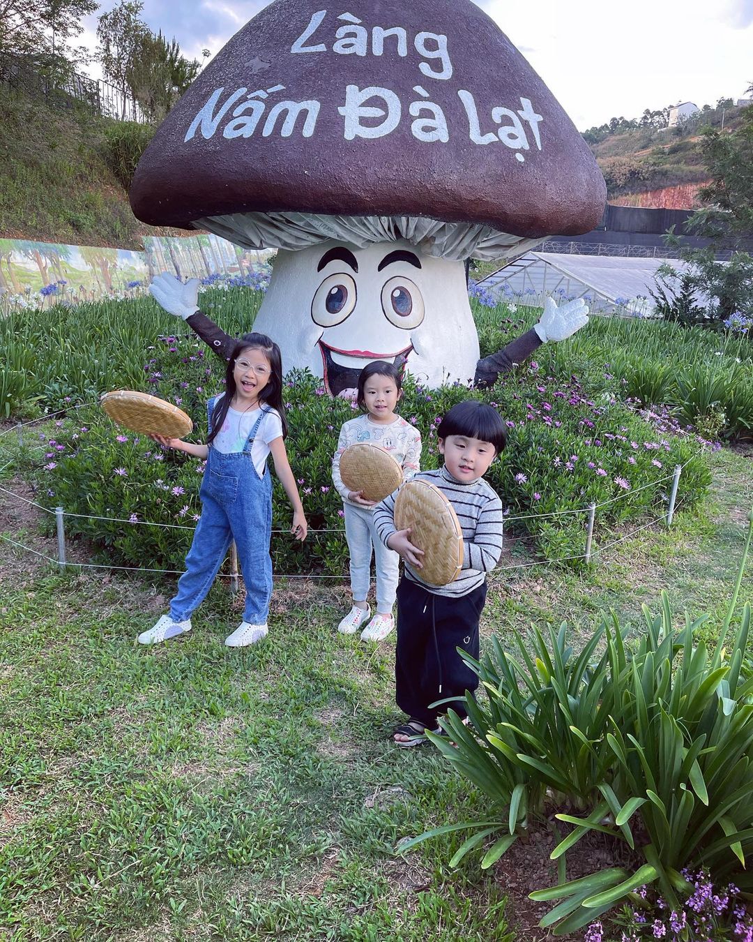 Không gian Làng nấm Đà Lạt xanh mát