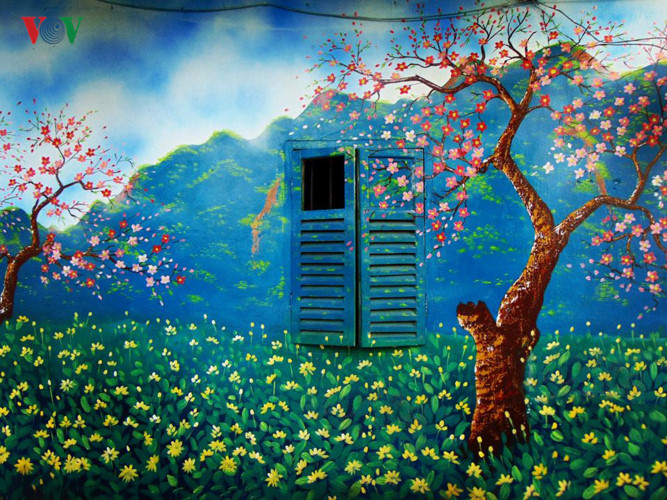 Làng tranh bích họa Pò Hèn