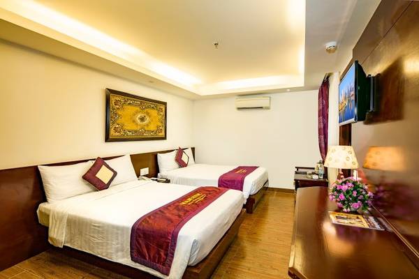 Phòng tắm tiện nghi tại khách sạn Majestic Nha Trang