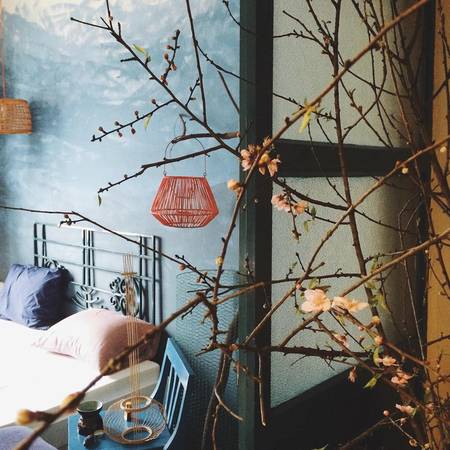 Chi tiết mộc mạc và nghệ thuật tại Le Bleu