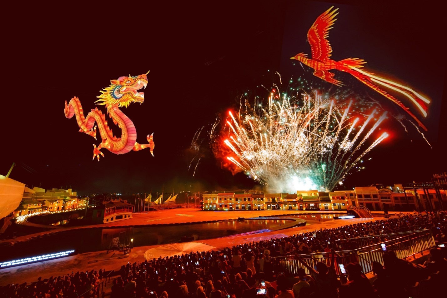 Drone show hoành tráng tại lễ hội Ánh sáng và Di sản Hội An 2026