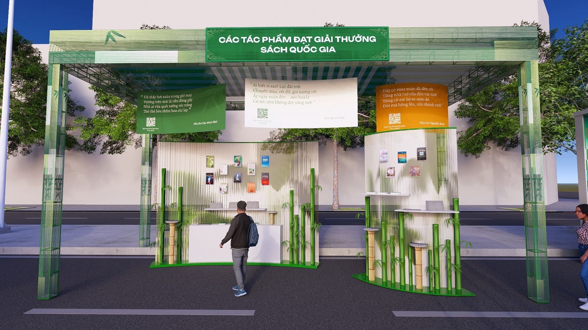 Các góc check-in tuyệt đẹp tại lễ hội sách