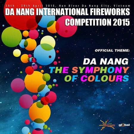 Lễ hội pháo hoa quốc tế Đà Nẵng 2015 có chủ đề “Đà Nẵng - Bản giao hưởng sắc màu”