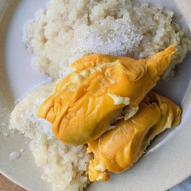 Món xôi sầu riêng tại lễ hội sầu riêng Penang