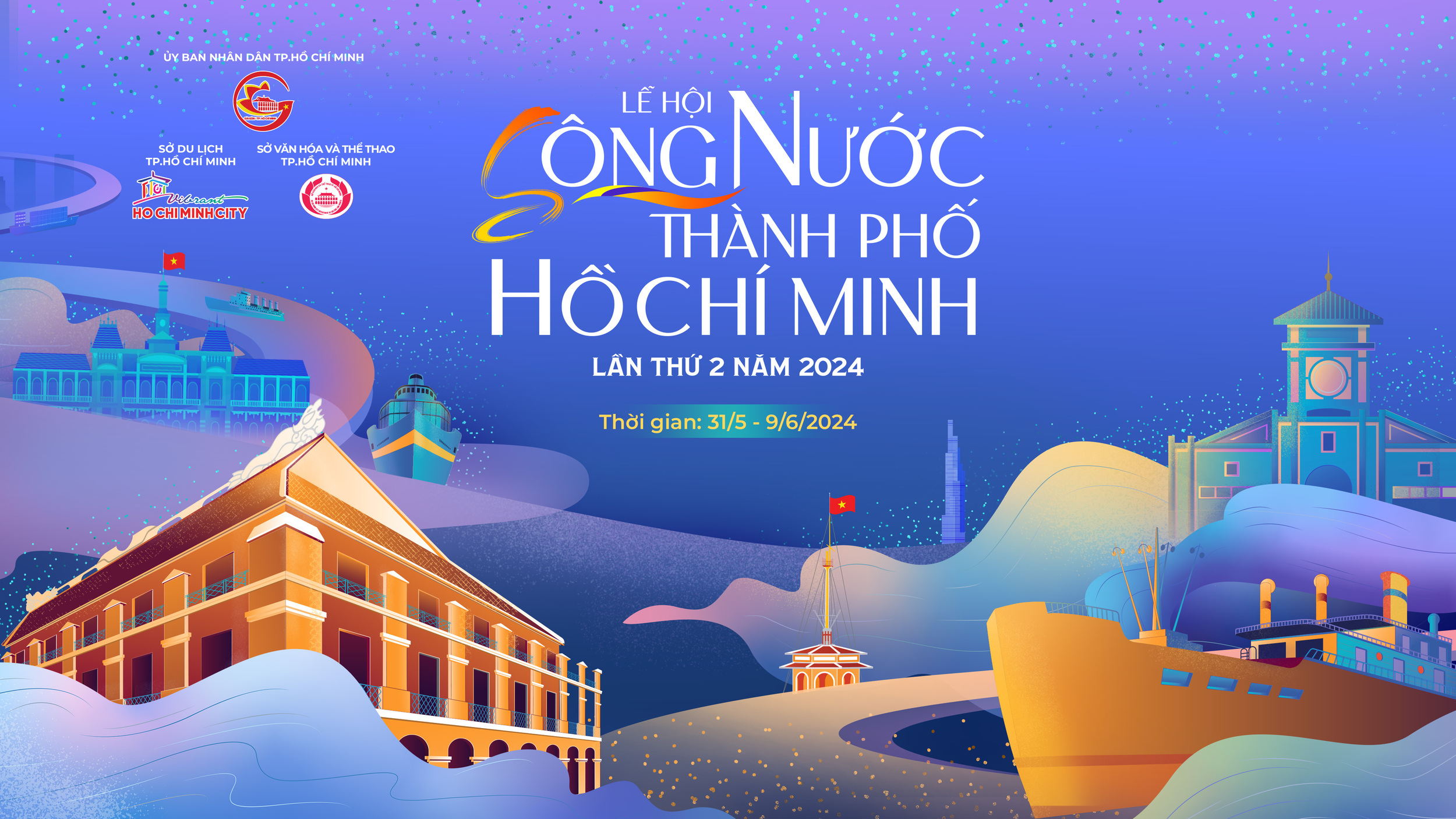 Lễ hội sông nước Sài Gòn 2024 tại Bến Nhà Rồng