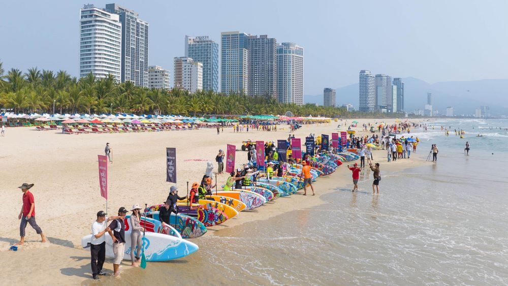 Không gian check-in tại Lễ hội Tận hưởng Đà Nẵng