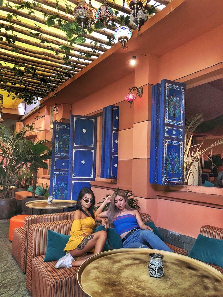 Không gian Amun Garden Restaurant lấy cảm hứng từ Morocco