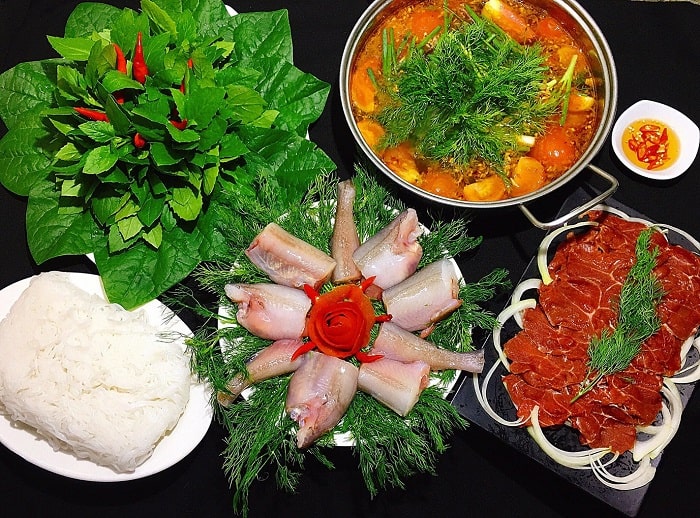 Lẩu cá khoai đặc sản Cà Mau