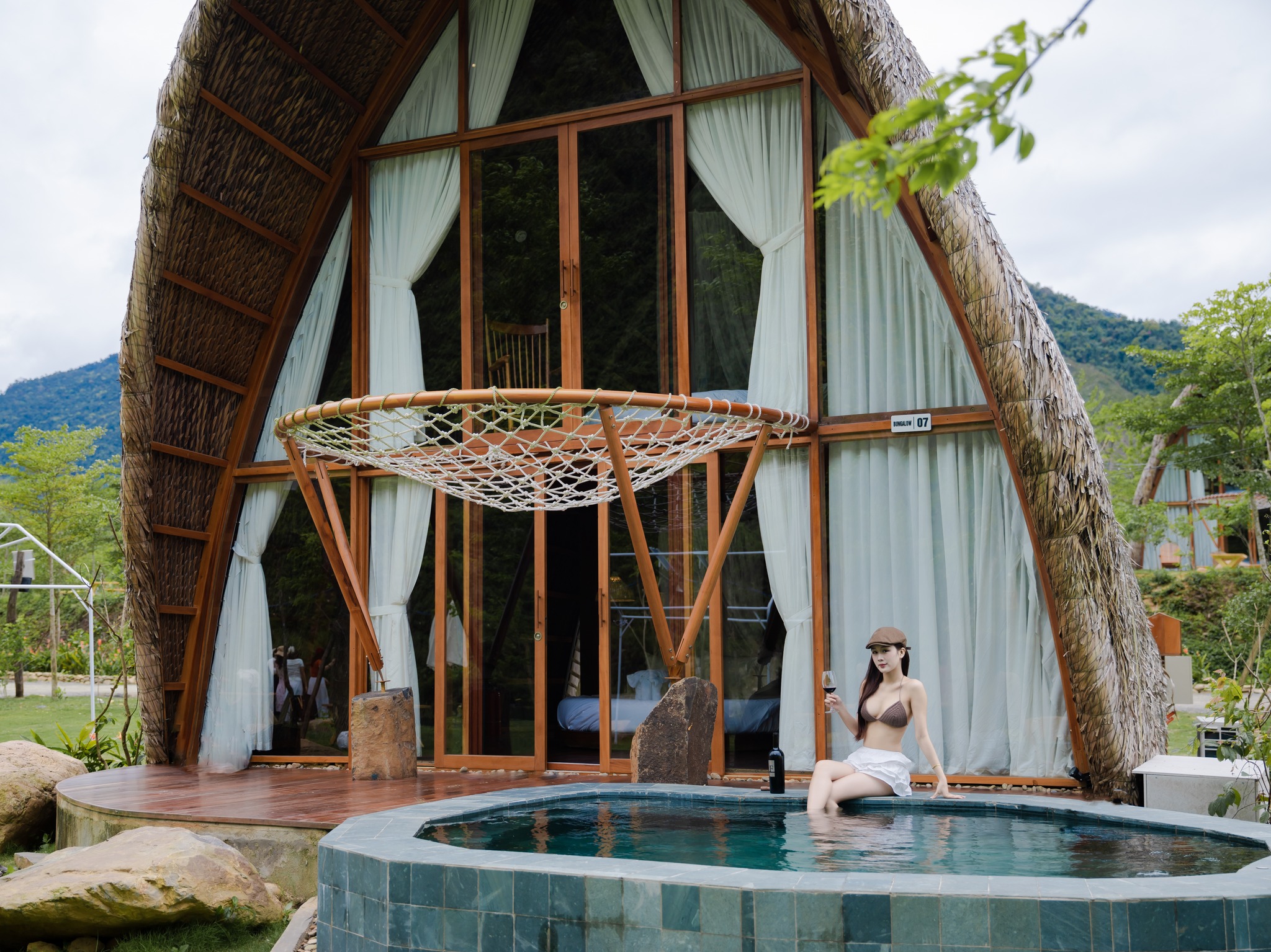 Bungalow có đầy đủ tiện nghi tại Leaf Village Farm Đà Nẵng