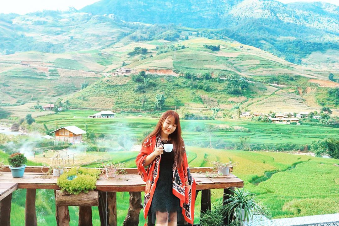Lee’s House Stay Boutique Sapa view ruộng bậc thang