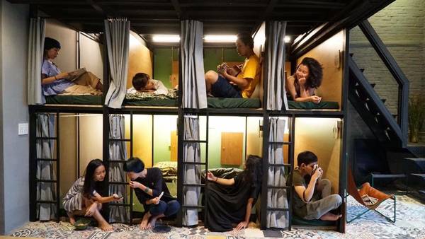 Nội thất giường LeLa hostel Sài Gòn Nội thất giường LeLa hostel Sài Gòn