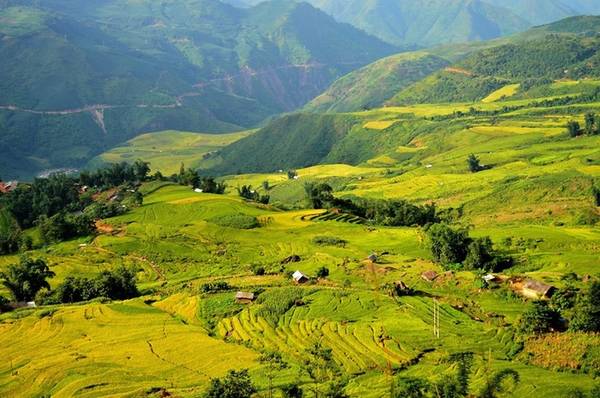 Đường từ bản Xèo rẽ sang bản Vược, huyện Bát Xát, tỉnh Lào Cai được phượt thủ Tuấn Anh cập nhật cuối tháng 8.