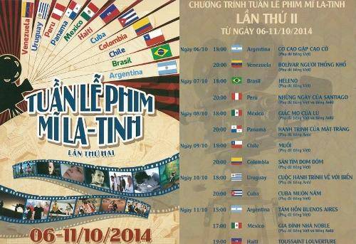 Tuần lễ phim Mỹ La-tinh khi du lịch Hà Nội