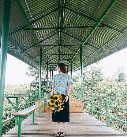 Không gian cà phê Mê Linh Garden Đà Lạt