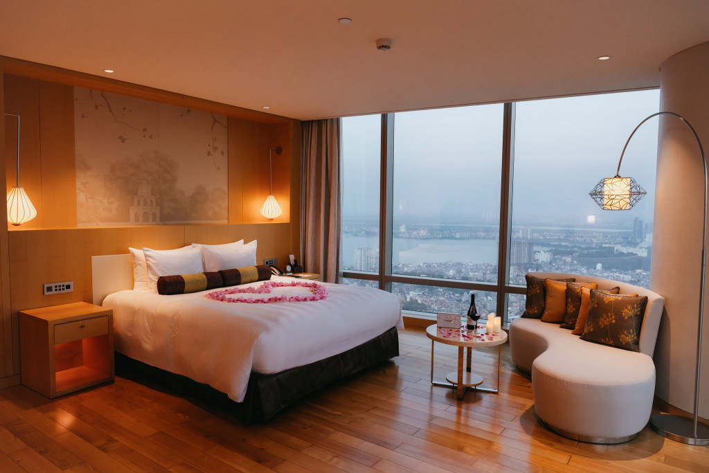 Khách sạn Lotte Hà Nội phòng nghỉ sang trọng