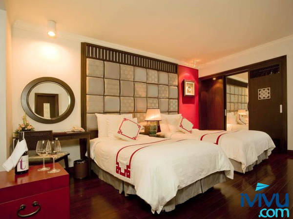 Khách sạn Maison d' Hanoi Hanova Không gian phòng ngủ tinh tế tại Maison d' Hanoi Hanova