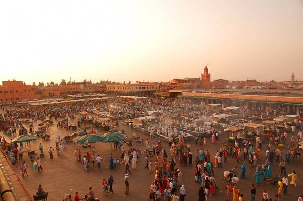 Marrakech Morocco thành phố du lịch đầy màu sắc