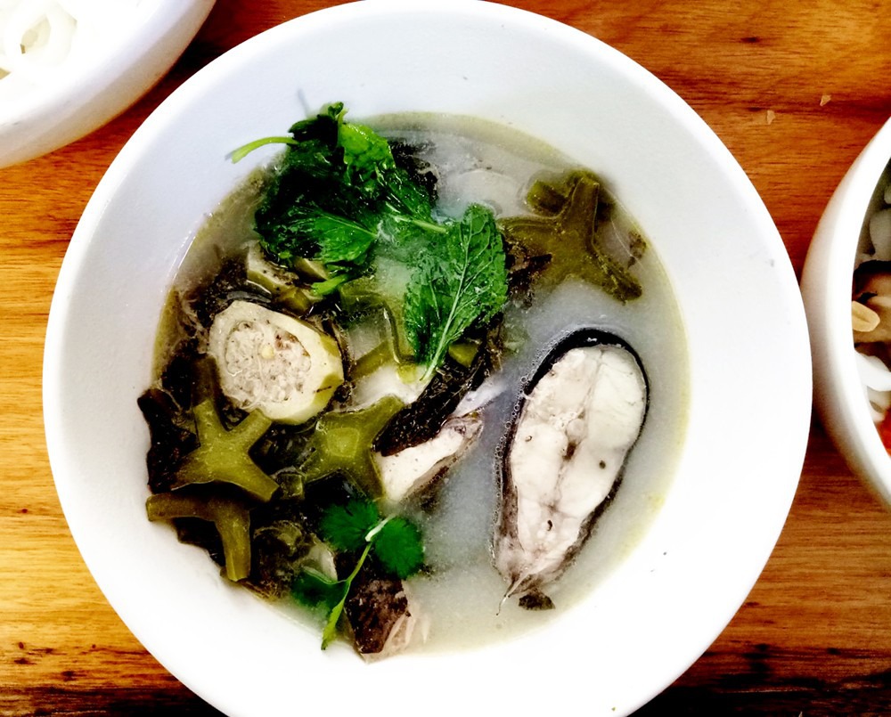 Đặc sản Quảng Nam - Canh xương rồng