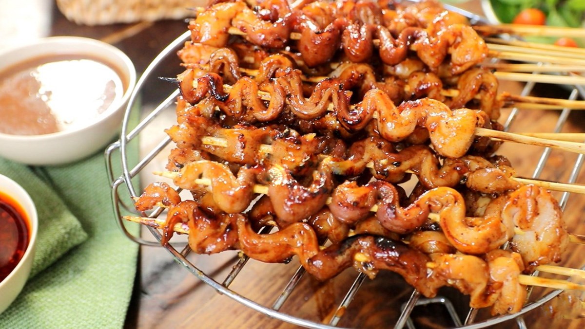Lòng nướng - món ăn ngon Quy Nhơn