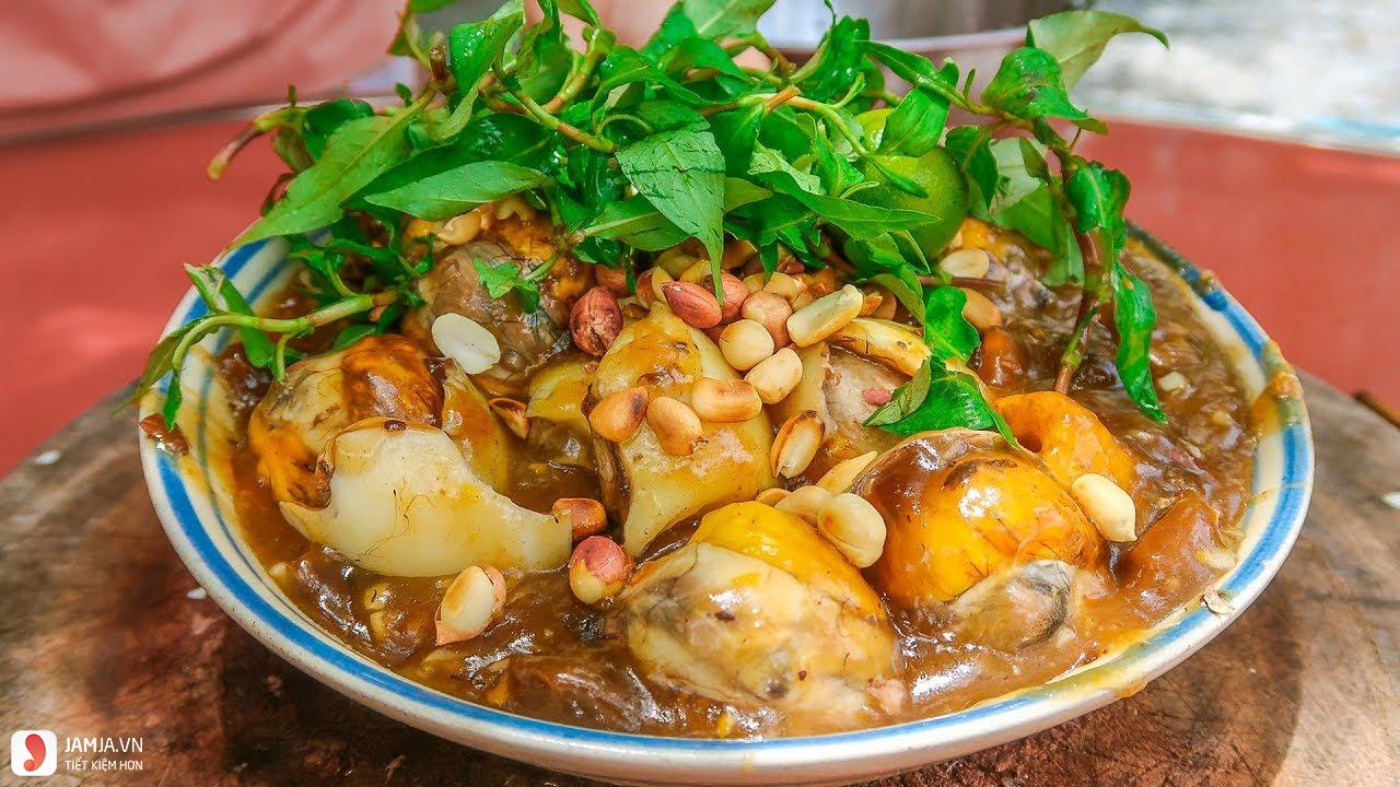 Hột vịt lộn chiên mắm - món ăn ngon Quy Nhơn