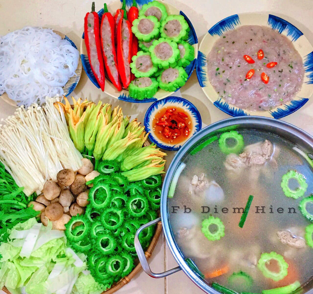 Các món ngon từ bông bí miền Tây