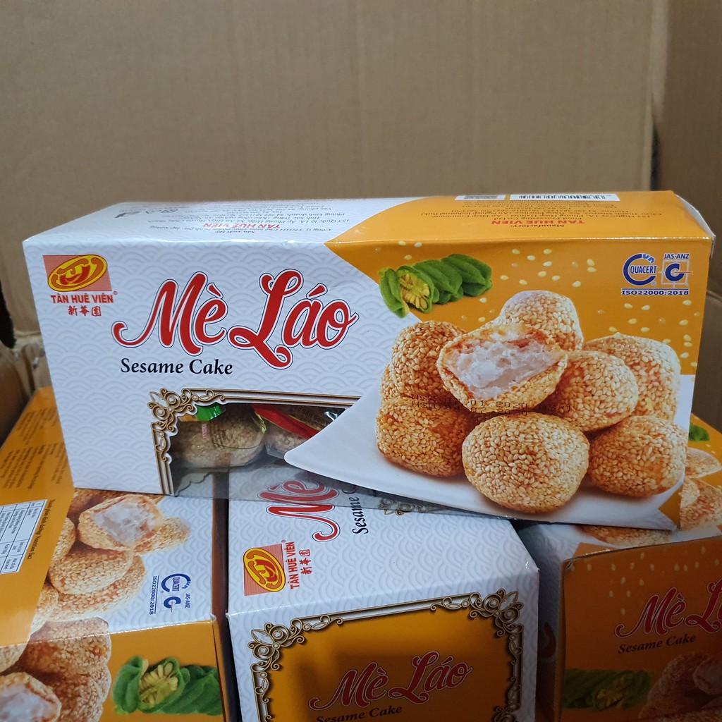 Bánh mè láo được đóng hộp
